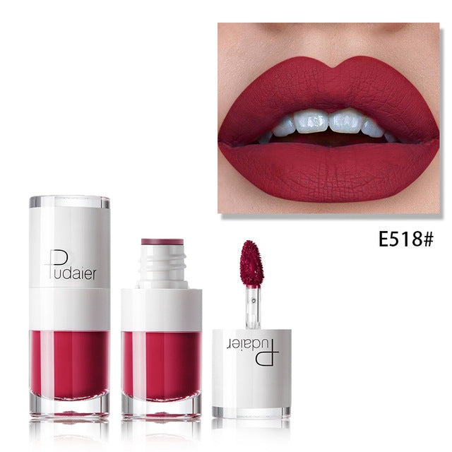 16-Color Matte Lipstick Set | White Bottle Lipstick 16 color white bottle matte lip | Ectron Online