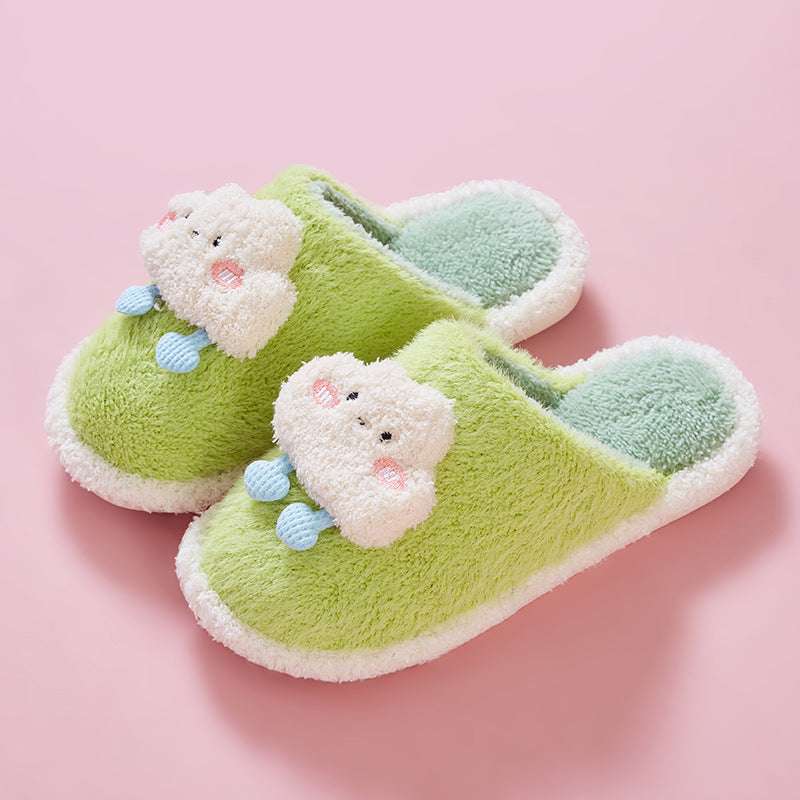 Clouds Couple Cotton Slippers – Cosy Unisex Winter Home Shoes Clouds Couple Cotton Slippers Unisex Hou | Ectron Online