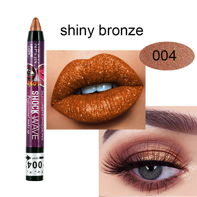 Eyeshadow Stick Eye Shadow Pencil Long Lasting Without Drying Eyes Makeup Pen Shimmer Cosmetics Tool