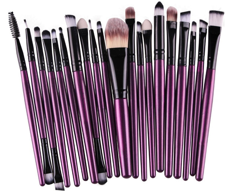Makeup Brush Set: Powder, Blush & Eyeshadow Brushes Makeup brush set loose powder brush blus | Ectron Online