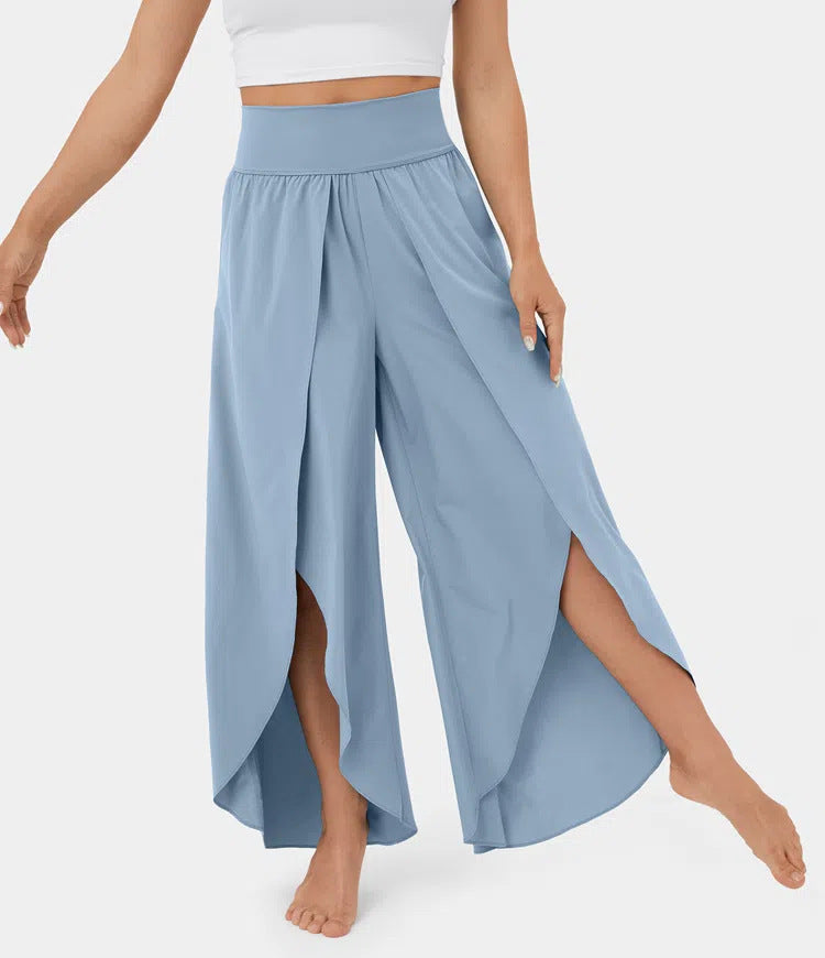 Buy Women's Loose Split Yoga Pants - Summer Fashion Wide Leg Pants | Ectron Online