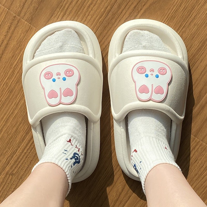 Women's Fashionable Outer Wear Cute Rabbit Non-slip Thick Bottom Slippers Women's Fashionable Outer Wear Cute Rabb | Ectron Online