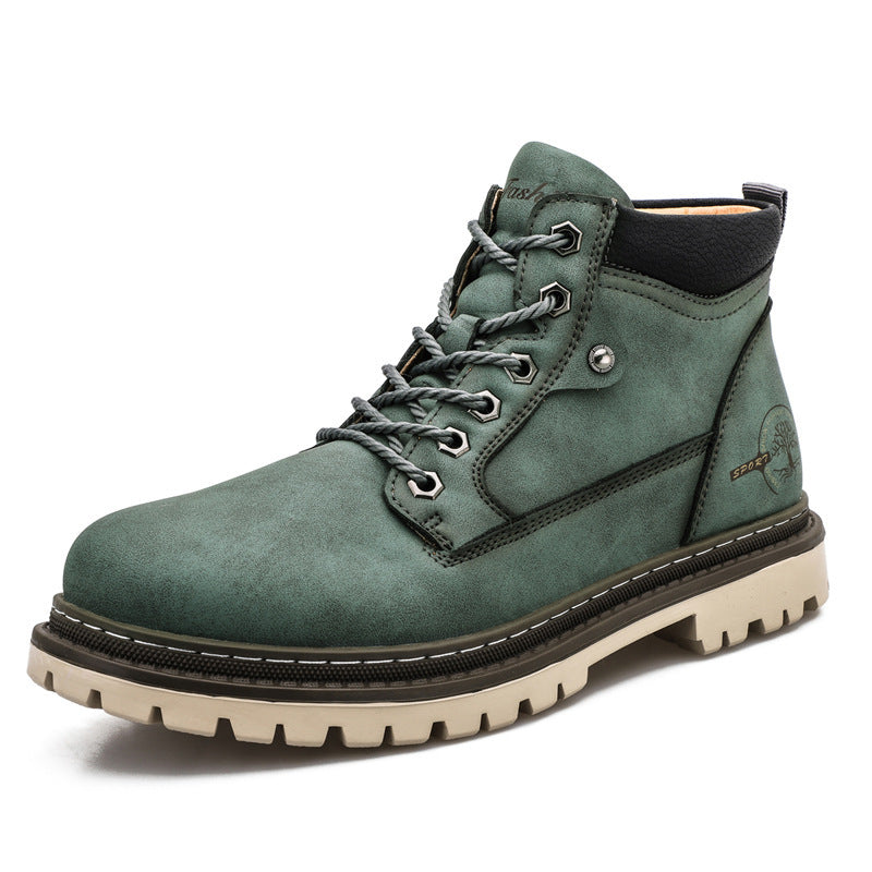Large Size Men’s Martin Boots – British Style Leather Boots Large Size Martin Boots Men's Leather Br | Ectron Online