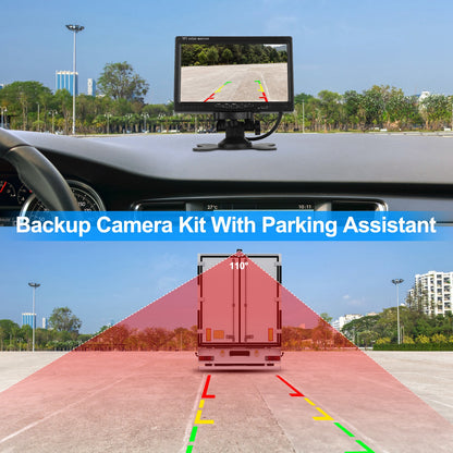 7" Screen Backup Camera System - IP67 1Pc 7In Screen Backup Camera System Vehi | Ectron Online