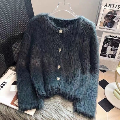 Women's Thickened Knitted Cardigan | Warm Autumn & Winter Coat Knitted Cardigan Sweater Coat For Women | Ectron Online