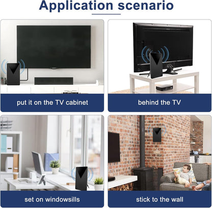 2025 Upgrade HDTV Antenna | Long Range 4K Digital TV Antenna with Booster Indoor Outdoor HDTV Antenna 2025 Upgrade | Ectron Online