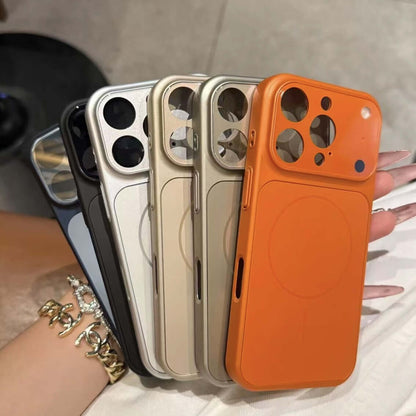 Magnetic Nano Frosted Glass Case for iPhone 17 16 15 | MagSafe Armor