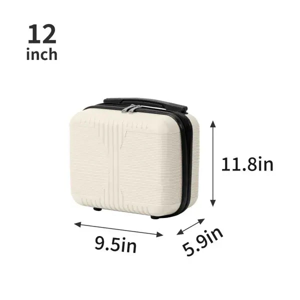 5-in-1 PP Trolley Case Set(white) Non-TSA Customs Lock 5-in-1 PP Trolley C | Ectron Online