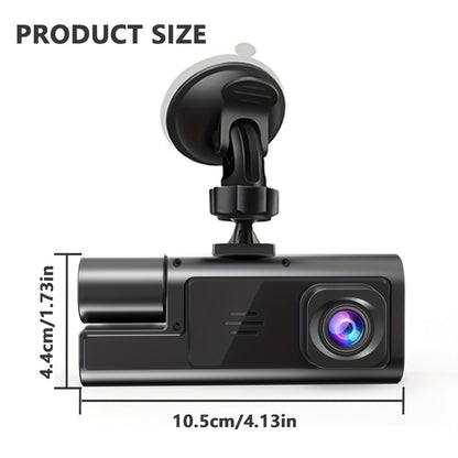 3-Lens HD 1080P Dash Cam | Parking Monitor & Rearview Reversing Camera Driving Recorder HD 1080P Three-lens Par | Ectron Online