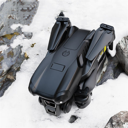 TheK13 Smart Camera Drone With 2 Batteries Features Real-time Image Transmission From A Single Camera. It Has One-click Touch And Landing Functions. This Is A Foldable Remote-controlled Drone Toy, Ma