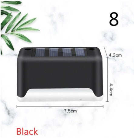 New Upgrade Waterproof LED Solar Fence Lamp Solar Deck Lights Solar Step Light Outdoor For Patio Stairs Garden Pathway Step Yard New Upgrade Waterproof LED Solar Fence L | Ectron Online