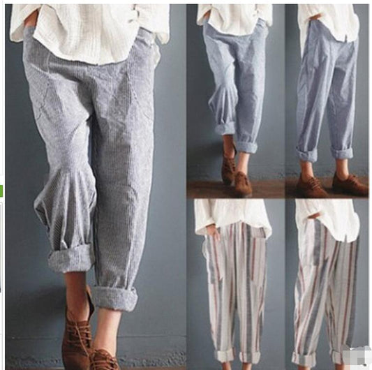 Loose casual harem pants