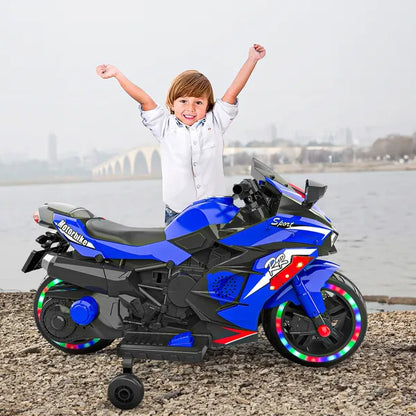 12V Kids Electric Ride-On Motorcycle Kids Powered Ride-ons Toy, Kids Motorcyc | Ectron Online