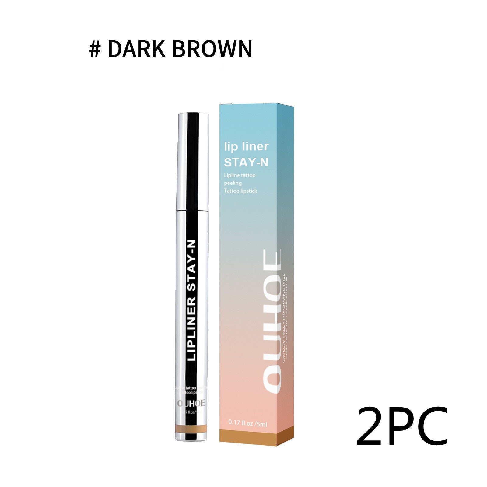 Dark Brown Lip Liner Pen – Waterproof, Long-Lasting & Soft Lip Liner Pen Dark Brown Waterproof Long | Ectron Online