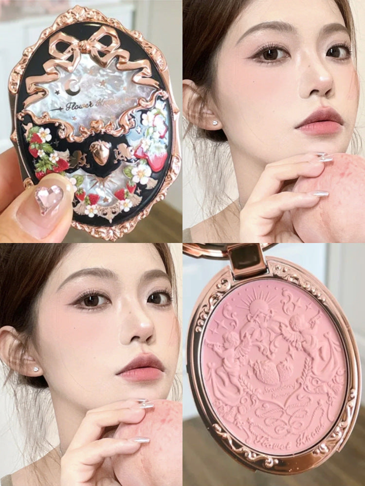 Strawberry Rococo Blush Velvet Matte Lip Glaze Flower Knows Strawberry Rococo Series Em | Ectron Online
