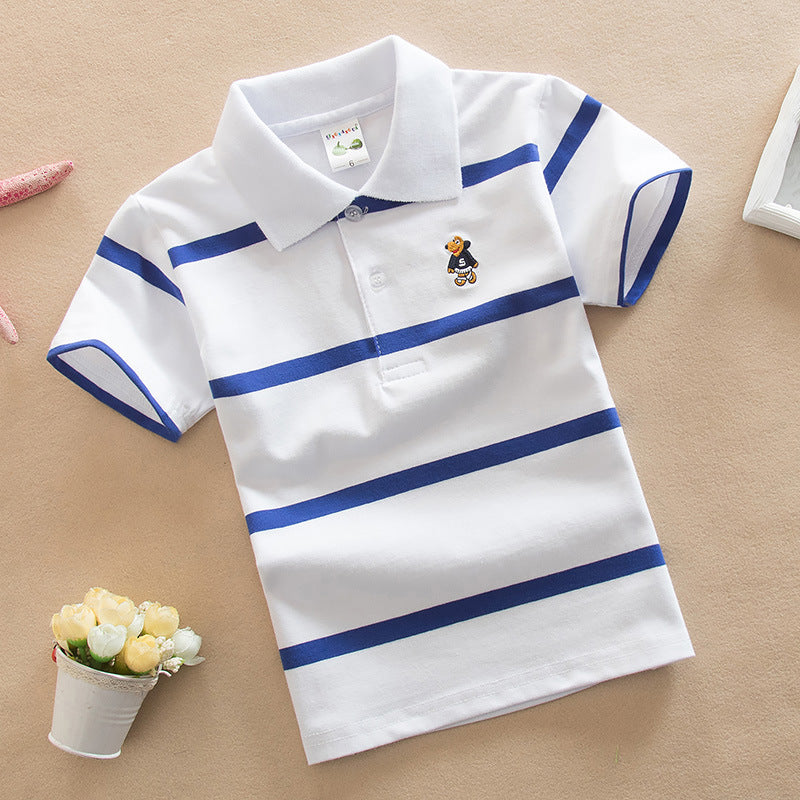 College Style Boys' Polo Shirt | Short Sleeve T-shirt College Style Boys Polo Short Seeve T-sh | Ectron Online