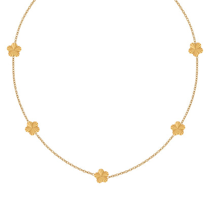 Special-interest Design Small Flowers Clavicle Chain