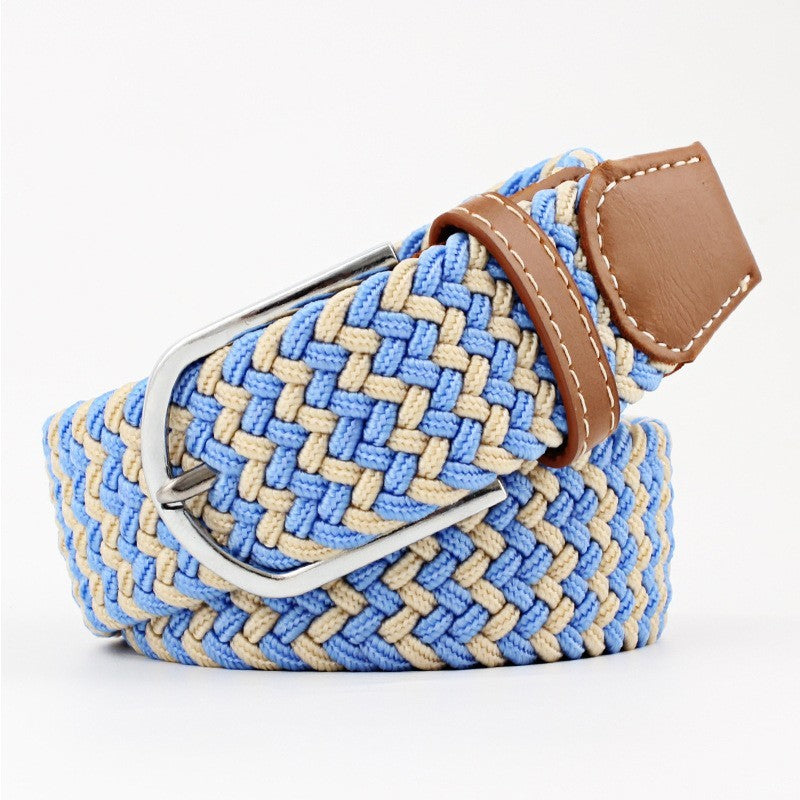 Women's Canvas Pants with Braided Belt Women's Canvas Belt Student Pants Casual | Ectron Online