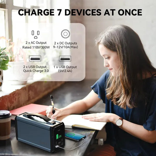 FlashFish 300W Portable Power Station | 60,000mAh CPAP Solar Generator