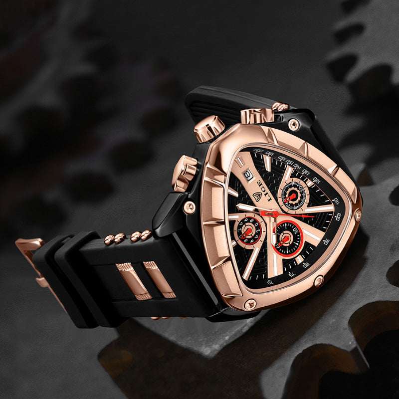 Men's Polygon Waterproof Watch Polygon Men's Multi-waterproof Luminous | Ectron Online