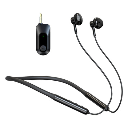 Wireless Monitoring Headset Net Red Vibrato Live Broadcast Noise Reduction Hanging Neck Sound Card Dedicated Anchor With Goods Ear Back Bluetooth Headset