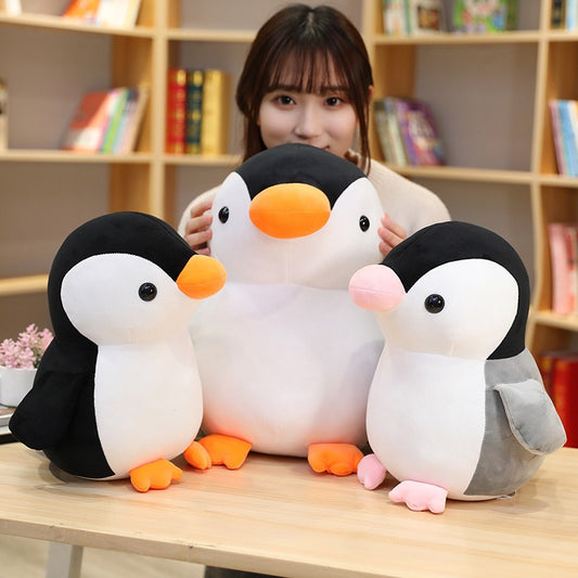 Cute cartoon penguin Stuffed toy grab machine doll children's birthday gift girl sleeping pillow big - Ectron Online