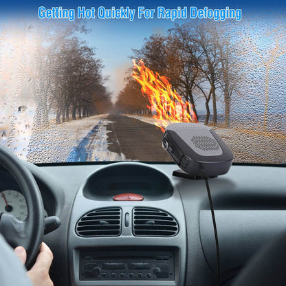 2-in-1 Portable Car Heater & Cooling Fan 12V 150W Portable Car Auto Heater Heatin | Ectron Online