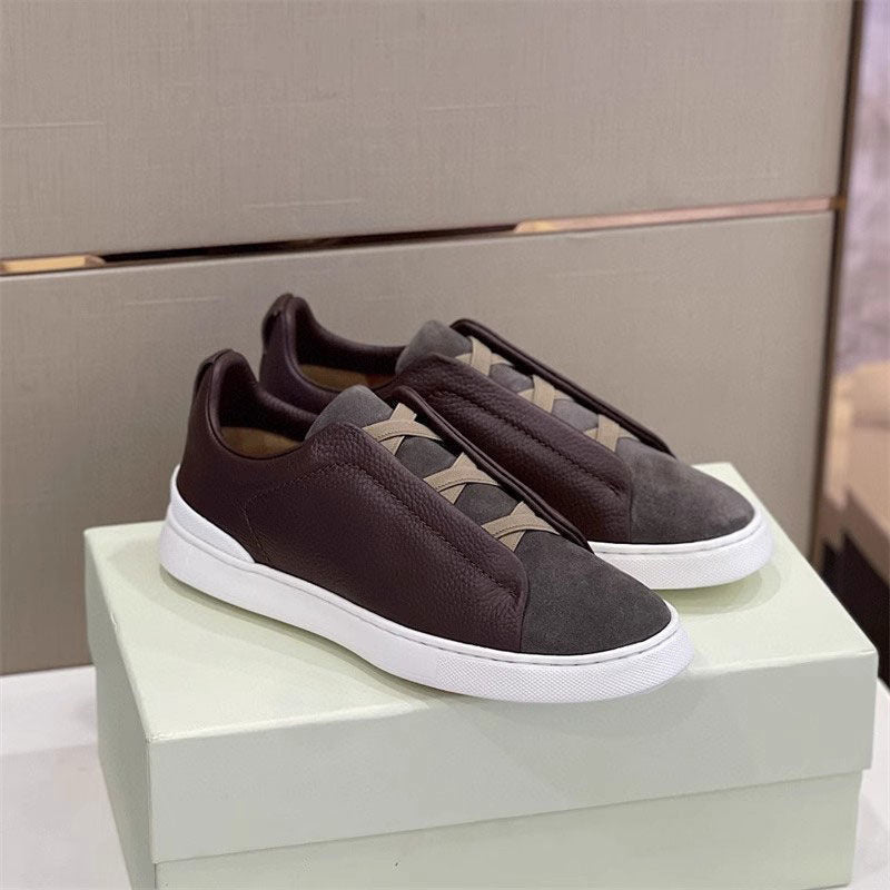 Men's Fashion Solid Color Sneaker Men's Fashion Solid Color Comfortable And Non-slip Sneaker | Ectron Online