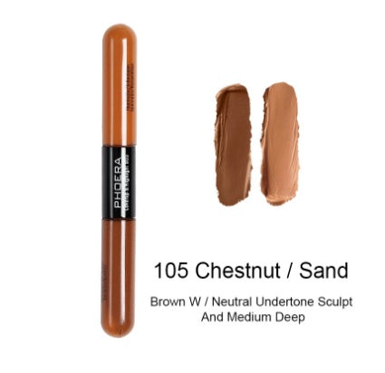 Double-Head Liquid Concealer – Natural Brightening for All Skin Types Double Heads Are Suitable For Any Skin T | Ectron Online