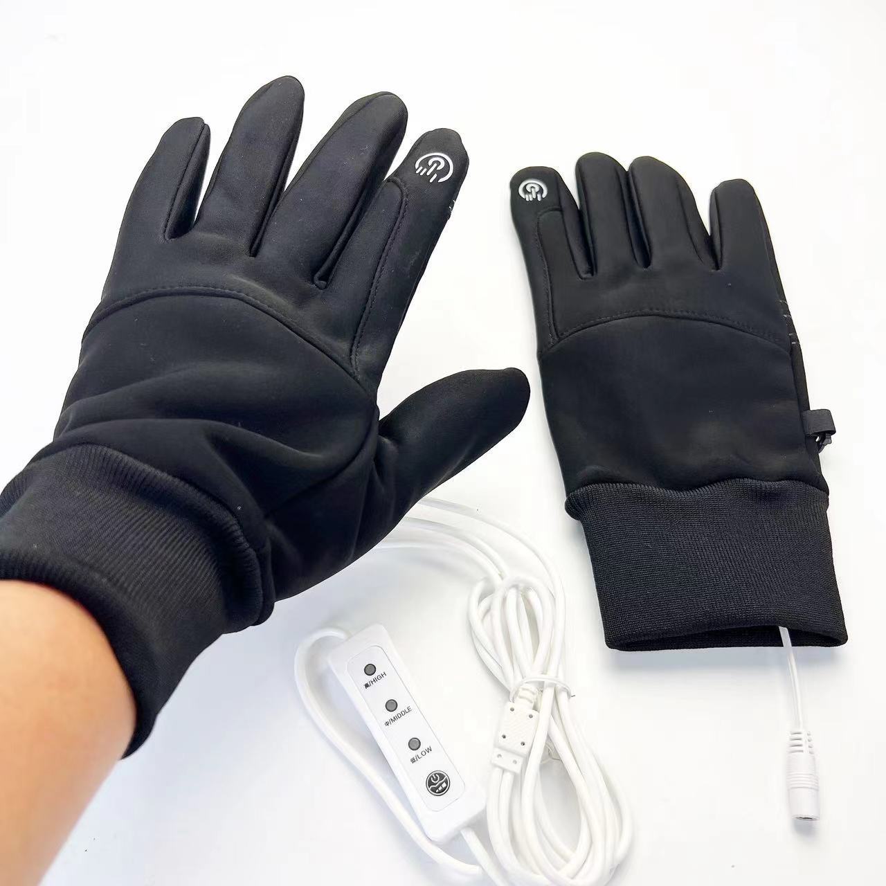 USB Heated Touch Screen Gloves USB Electric Heating Gloves Cycling Warm | Ectron Online
