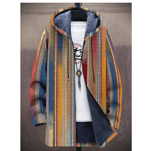 Men's Stylish Printed Jacket Men's Digital Printed Stand Collar Jacke | Ectron Online