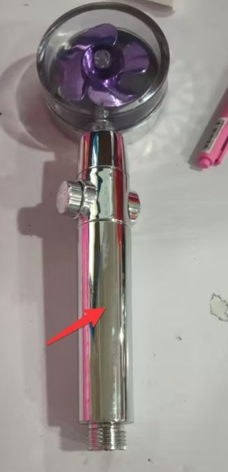 Turbo Propeller Shower Head with Water Saving & High Pressure Flow New Turbo Propeller Shower Head Water | Ectron Online