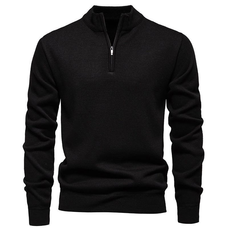 Men's Half-Zip Knitwear Top