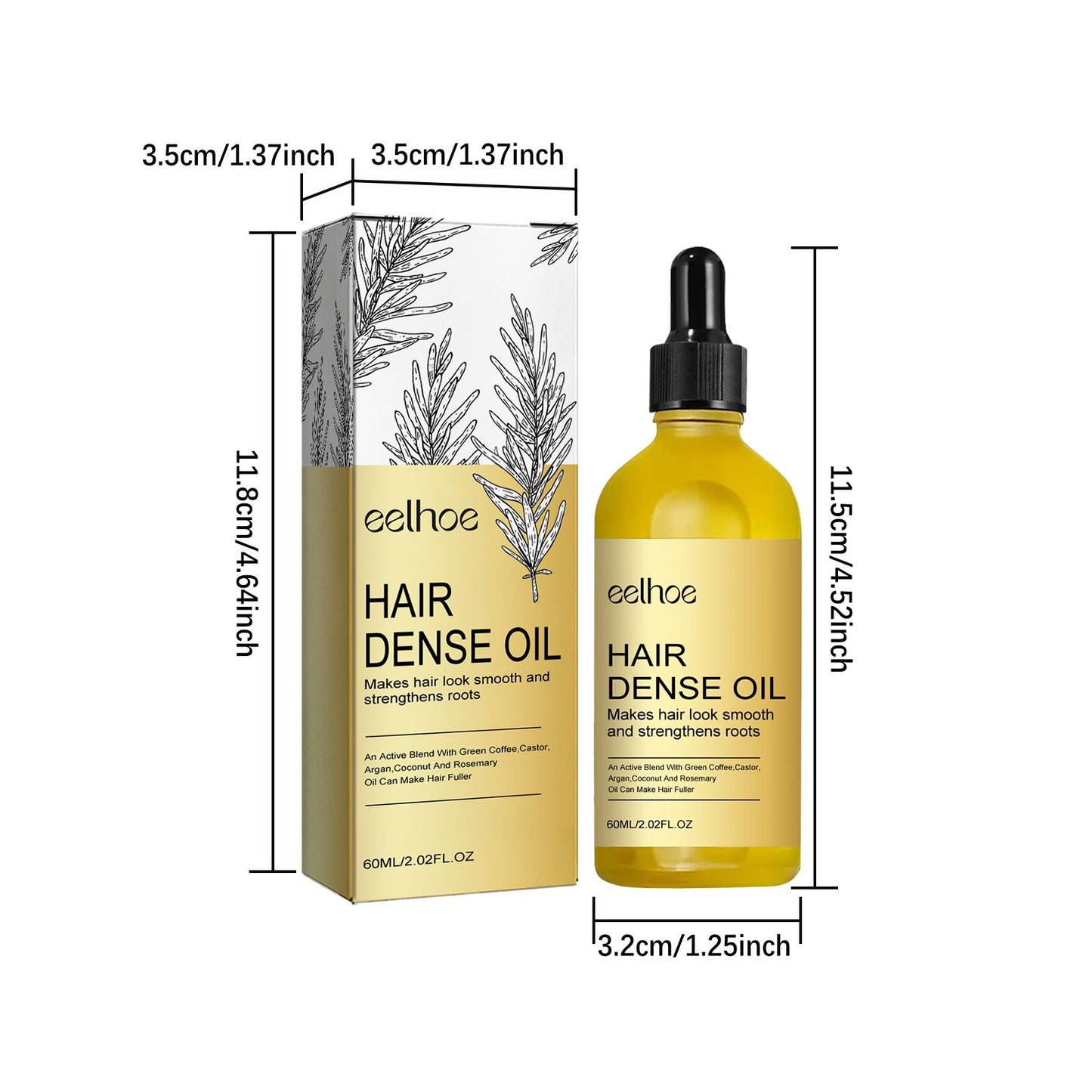 EELHOE Rosemary Hair Oil - Growth & Scalp Treatment (30ml)