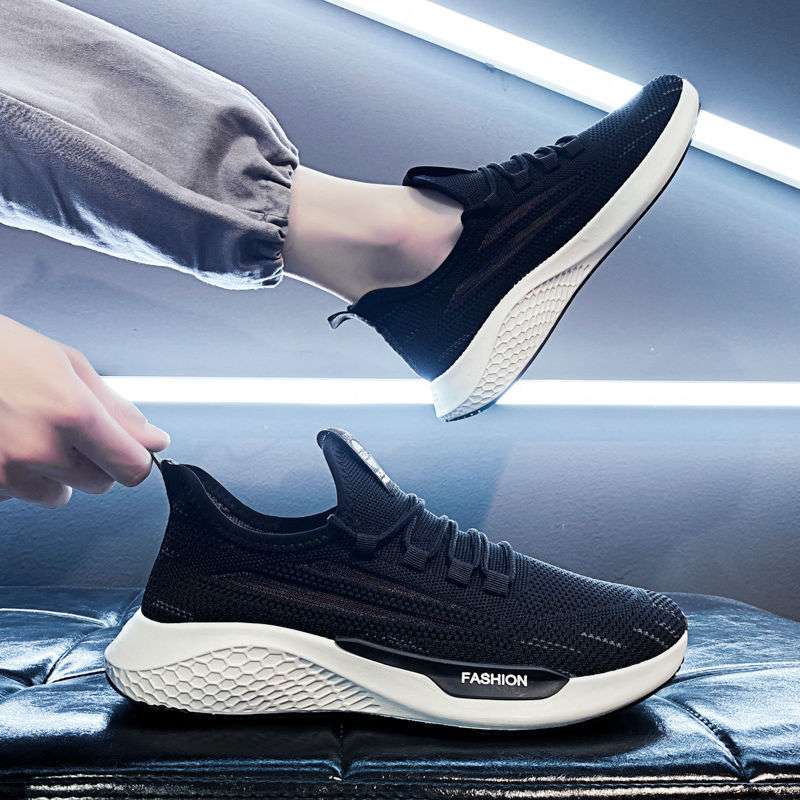 Men’s Thick-Faced Flyknit Casual Shoes – Stylish & Durable Men's Thick-faced Flyknit Casual Shoes | Ectron Online