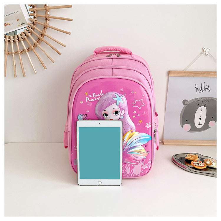 Cartoon Children's Backpack | Breathable & Burden-Reducing School Bag Cartoon Breathable Burden-reducing Child | Ectron Online