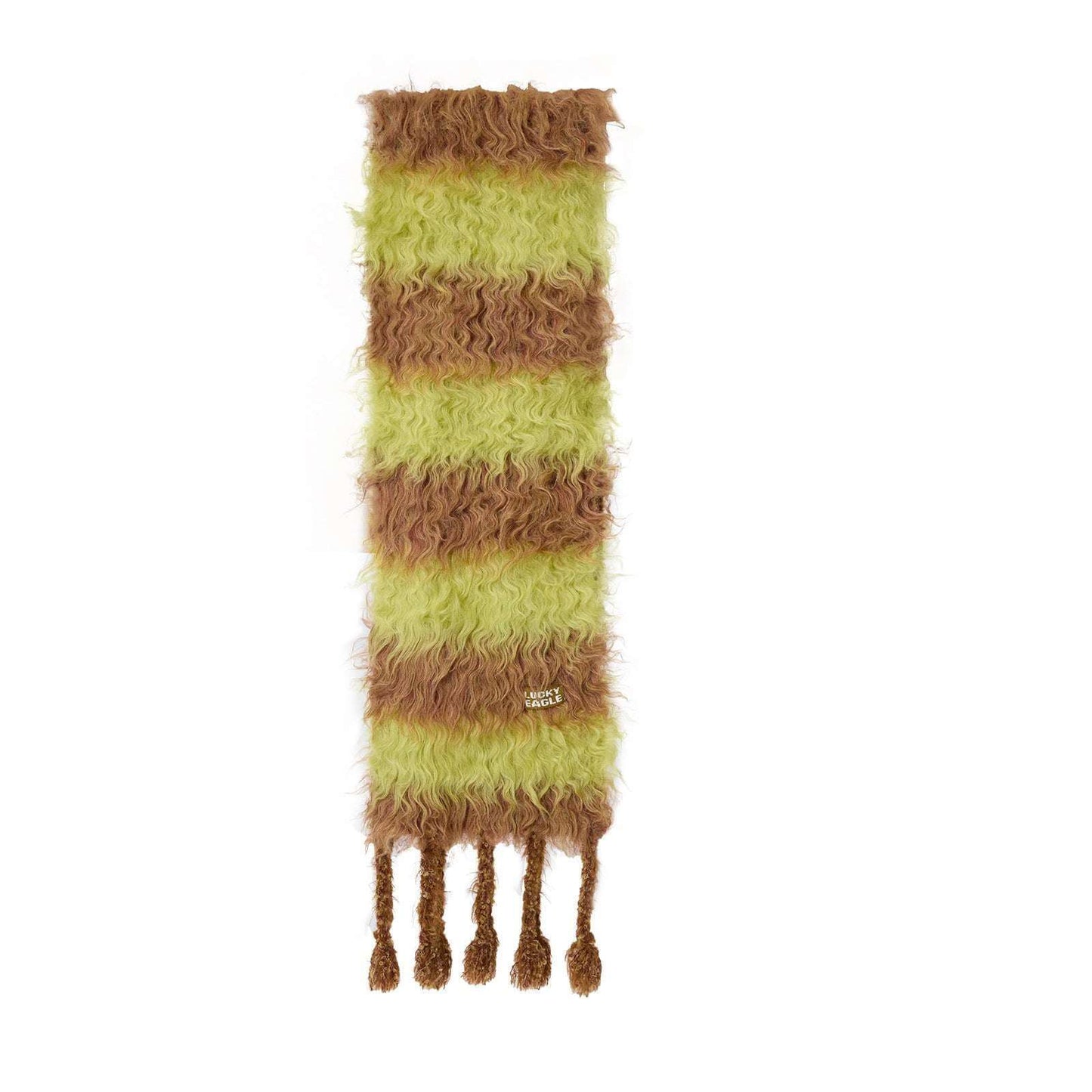Striped Color-block Wool Scarf Warm And Thick Neck Warmer