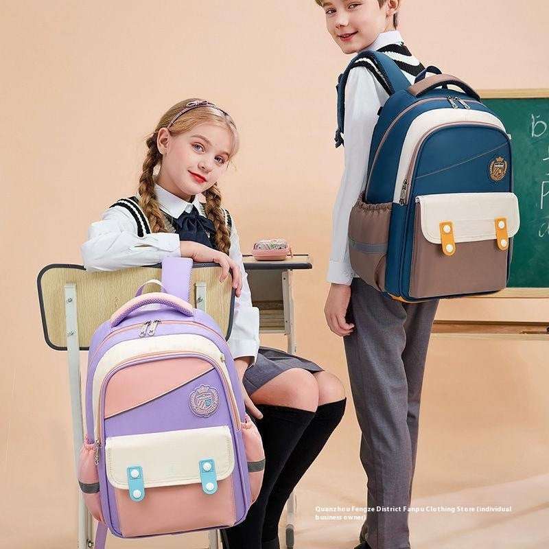 New Primary School Backpack | Ergonomic Student Bag for Kids New Schoolbag For Primary School Student | Ectron Online