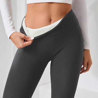 Fleece-Lined Cashmere Leggings Fleece-lined Thick Light Board Cashmere | Ectron Online