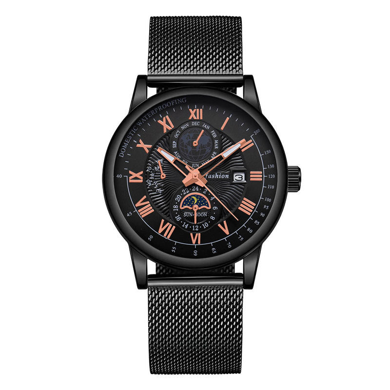 Men's Luminous Quartz Watch Men's Watch Non-mechanical Luminous Cale | Ectron Online