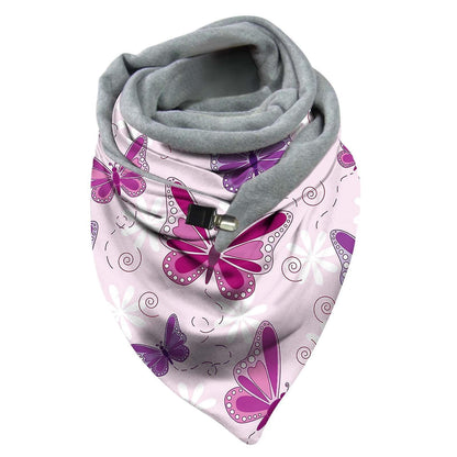 Women's Fashion Leisure Warm Clip Scarf