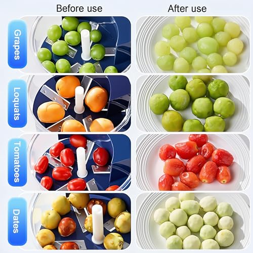 Ormos Electric Grape & Garlic Peeler | Rechargeable Automatic Fruit Peeler