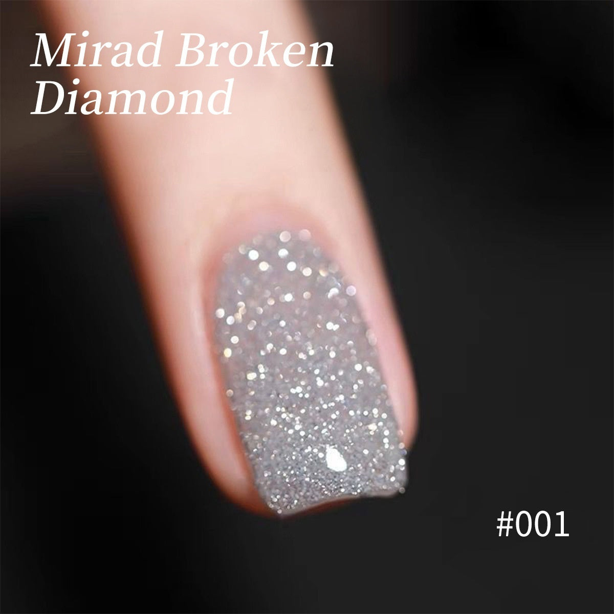 Flashy Reflective Nightclub-style Glitter Nail Gel