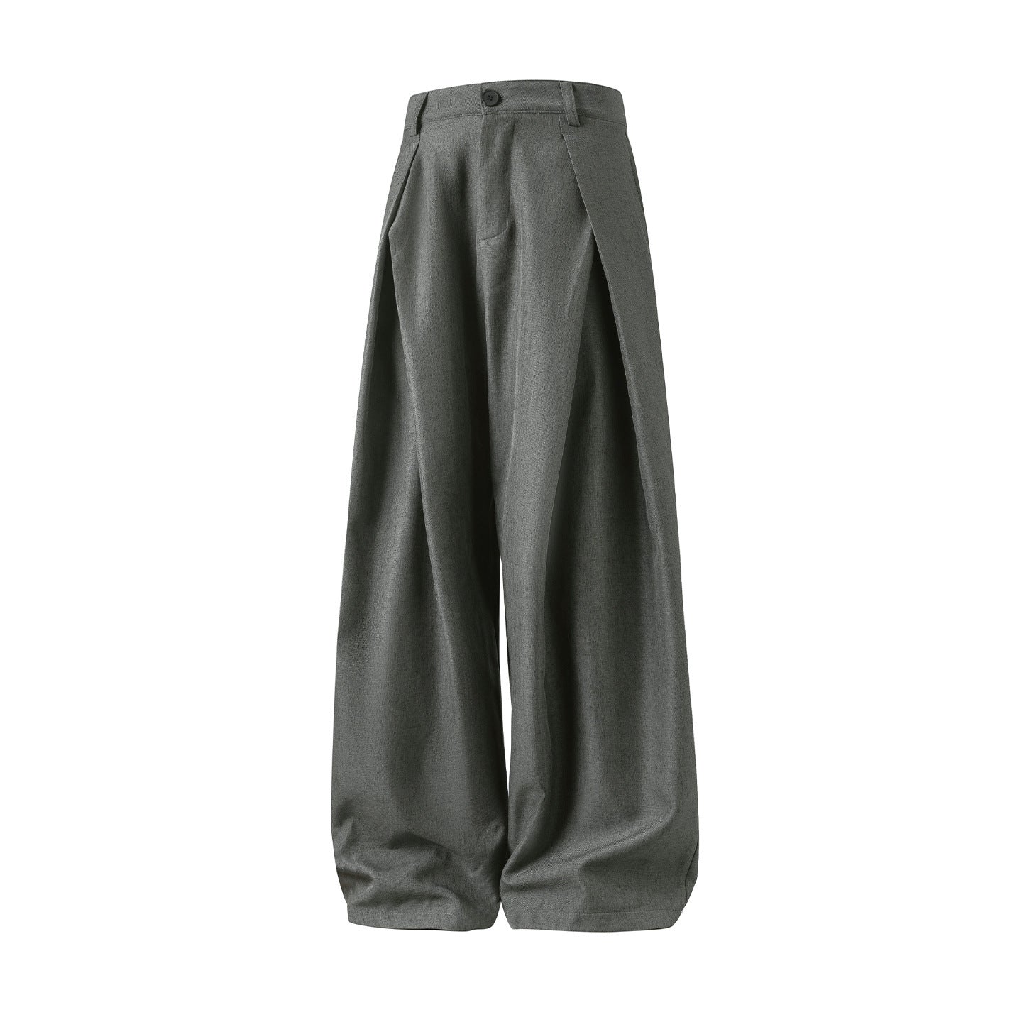 Casual Suit Pants with Cross Pleated Design Cross Pleated Design Draping Casual Suit | Ectron Online