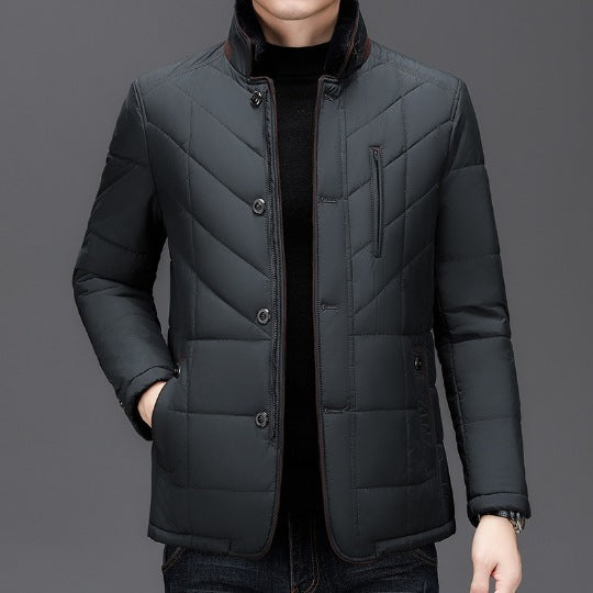 Men's High-End Short Cotton-Padded Coat - Winter Cold-Proof Winter Men's Short Coat Cold-proof High- | Ectron Online