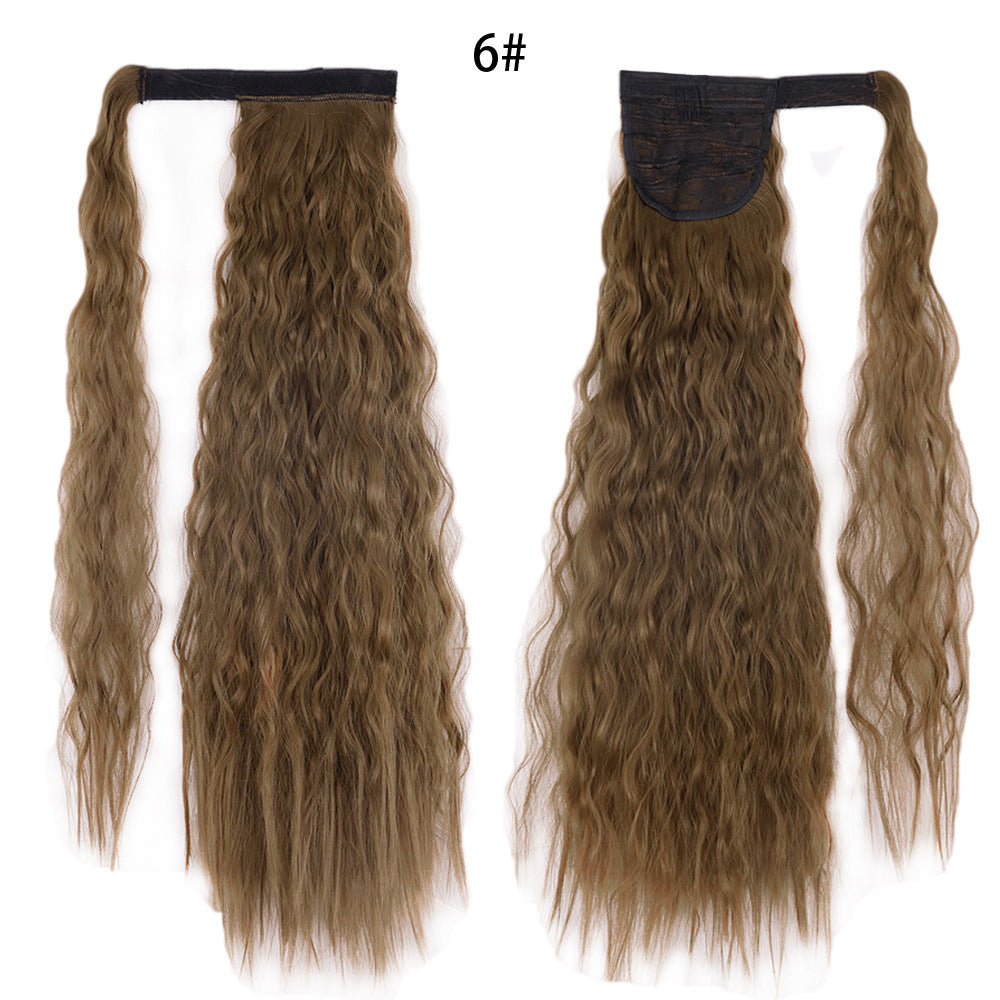 Water Wave Ponytail Wig - Elegant & Easy Style Ponytail Wig Water Wave Velcro Banding C | Ectron Online