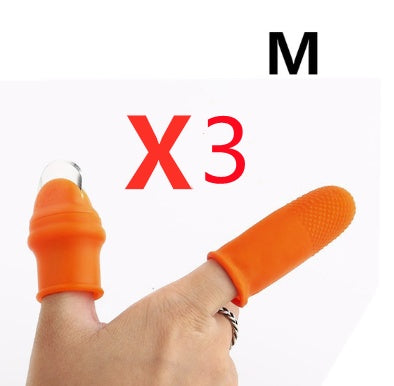 {{ brand }} Silicone Thumb Knife – Finger Protector for Cutting & Harvesting Straight M 3PCS - Silicone Thumb Knife Finger Protector Ge
