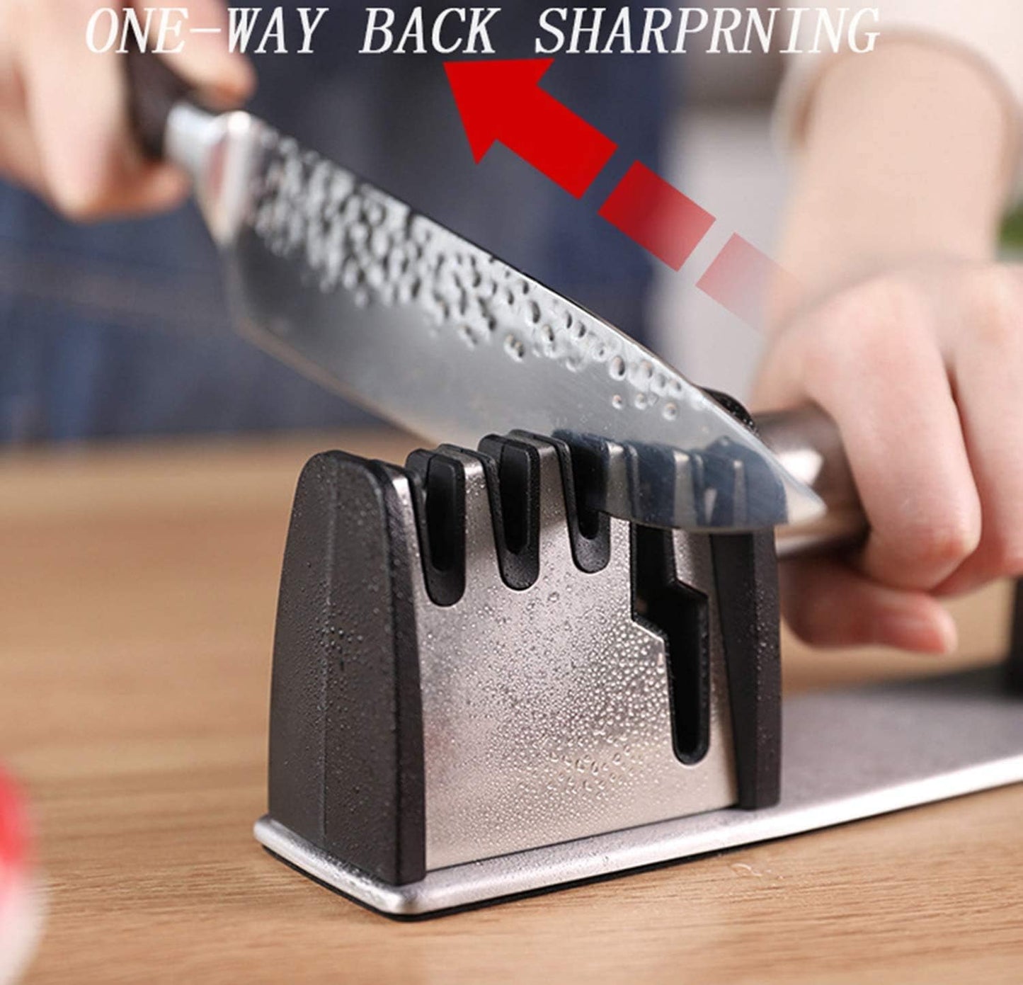 4-in-1 Kitchen Knife & Scissor Sharpening Tool | Professional Sharpener
