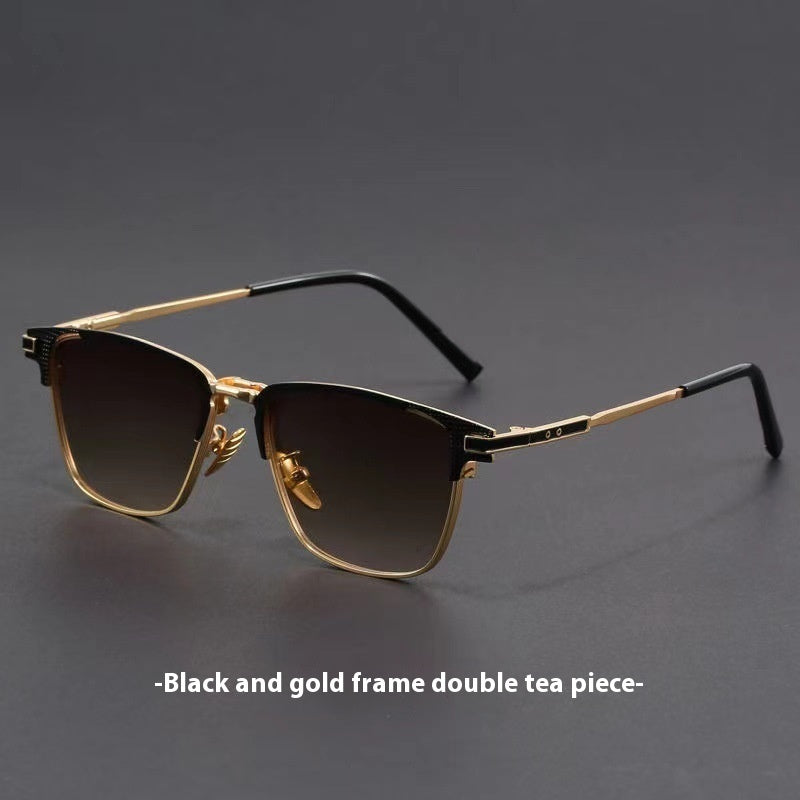 Retro Small Square Sunglasses – Vintage Style with UV Protection Retro Artistic UV Protection Small Squar | Ectron Online