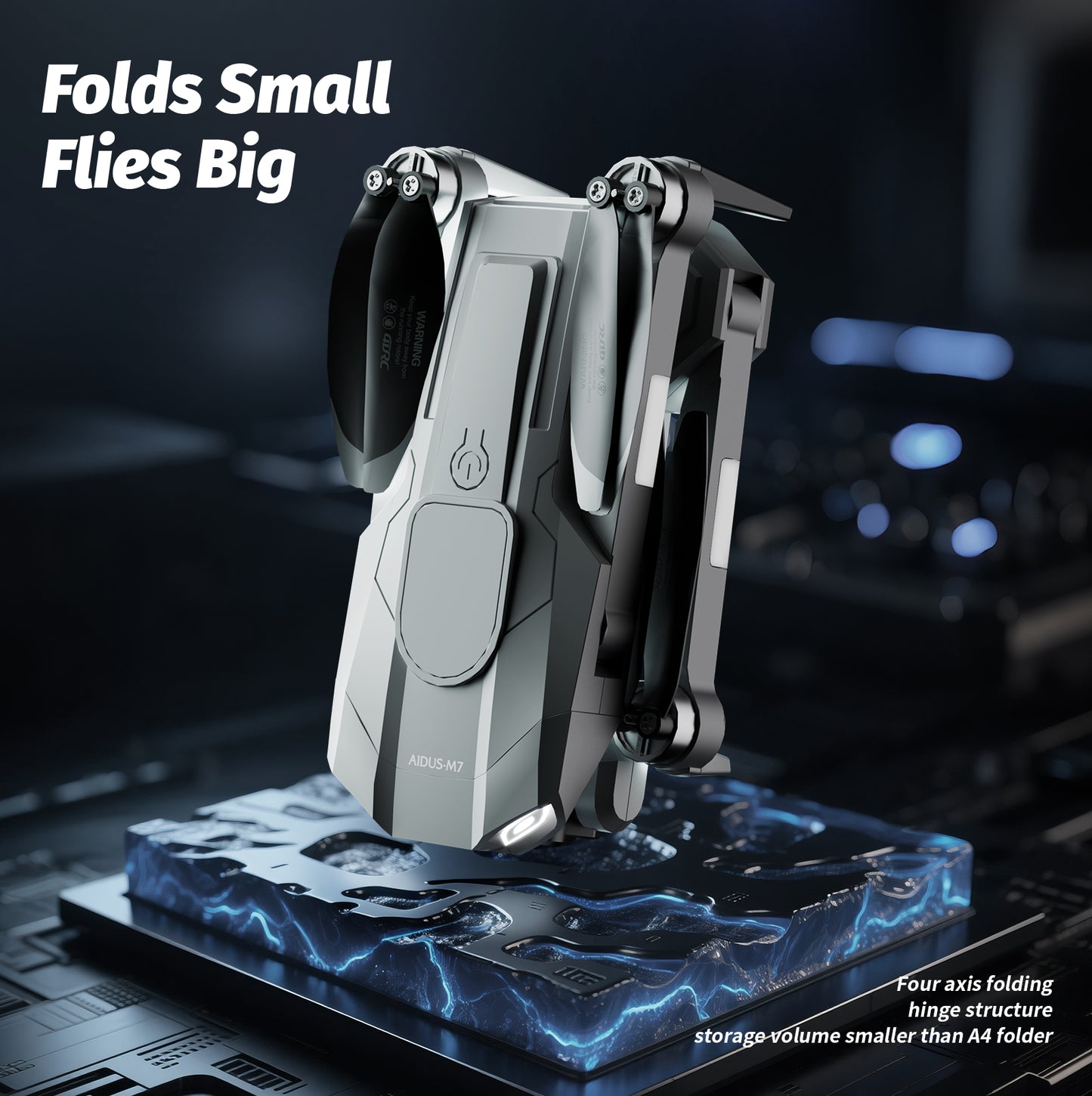 M7 GPS Drone with 4K HD Camera | Brushless Motor RC Quadcopter